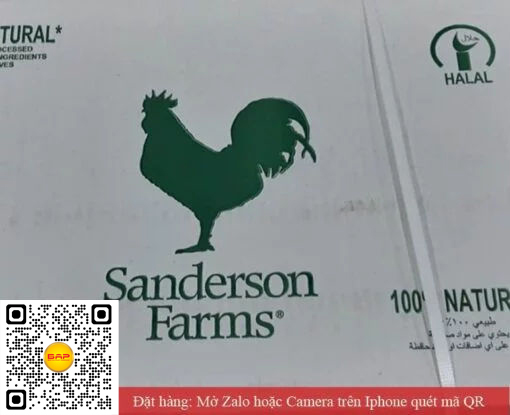 Đùi tỏi gà đông lạnh Sanderson nhập khẩu Mỹ